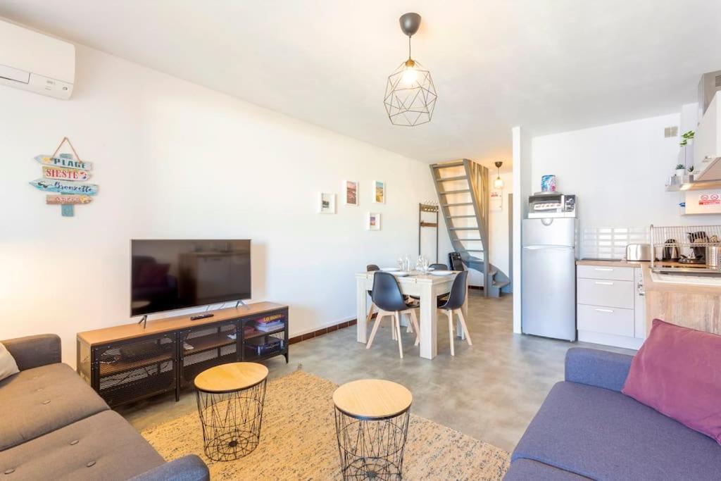 לה-גרו-דו-רואה Chez Audrey - Agreable Appartement Duplex Climatise Et Convivial מראה חיצוני תמונה